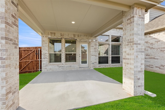 view of patio / terrace