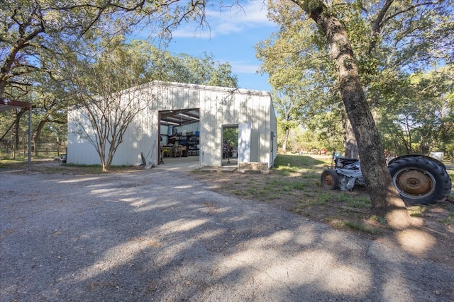 view of outbuilding