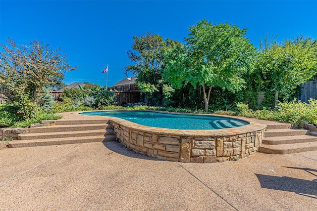 view of pool