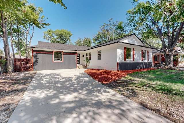 view of ranch-style home