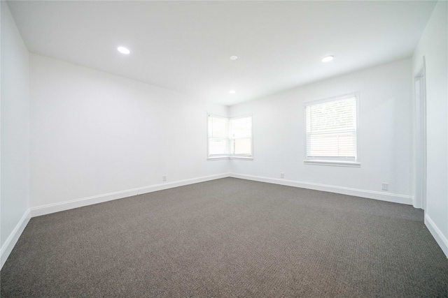 4944 Vega Ct W, Fort Worth, TX 76133 - unfurnished room with recessed lighting, baseboards, and dark carpet