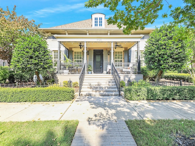 bungalow-style home with a porch