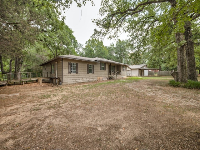 view of ranch-style home