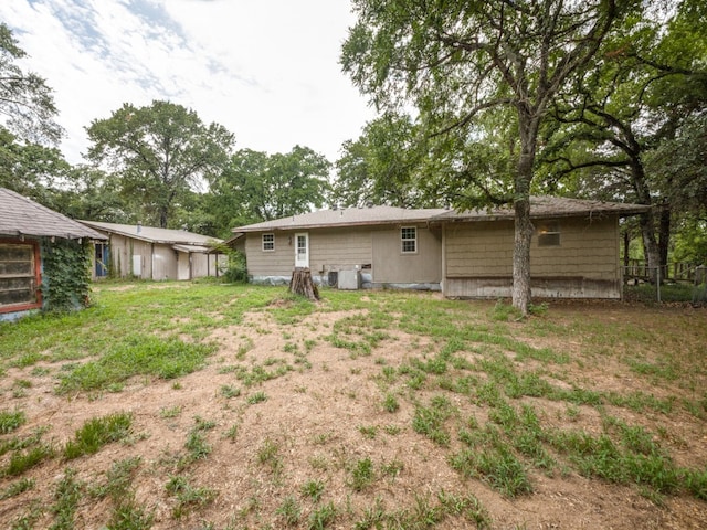 view of rear view of property