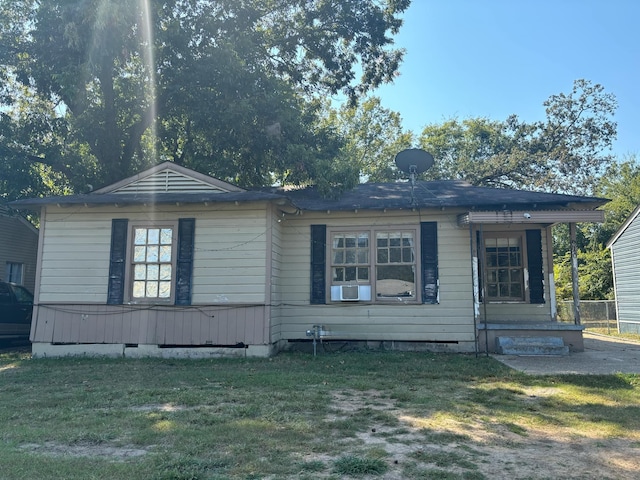 exterior space featuring a yard