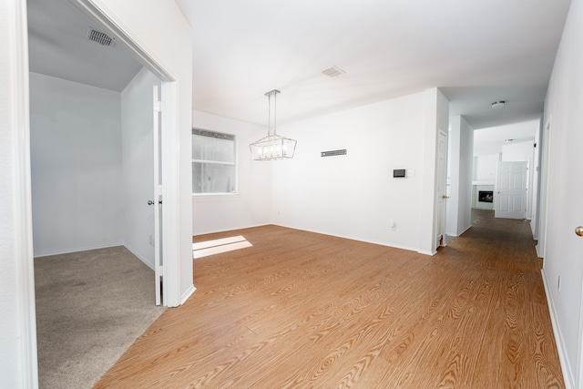 interior space with wood-type flooring