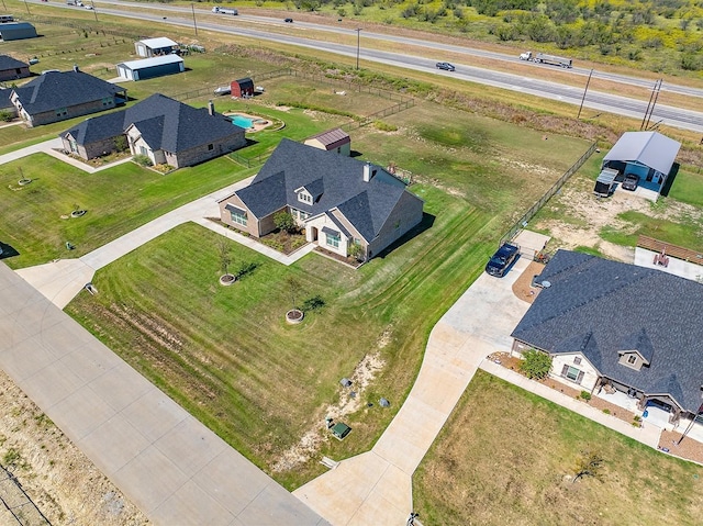 12712 Cold Spring Ln, Ponder, TX 76259 - aerial view