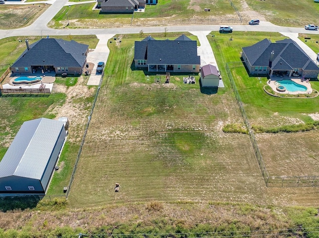 12712 Cold Spring Ln, Ponder, TX 76259 - drone / aerial view of a pool area
