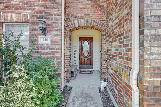 view of entrance to property