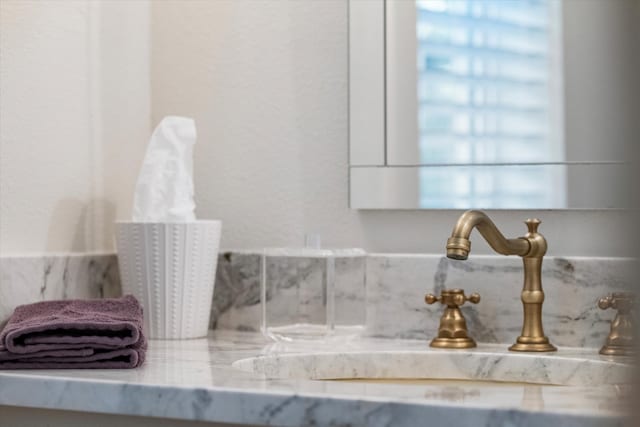 interior details with sink