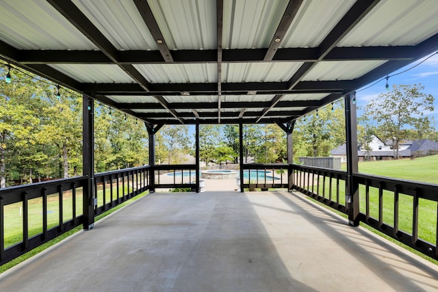 view of patio