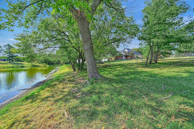 257 Old Perrin Rd, Sherman, TX 75092 - view of yard with a water view
