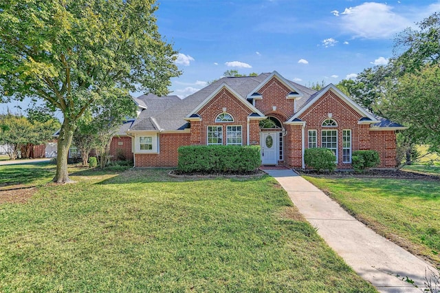 view of front property with a front yard