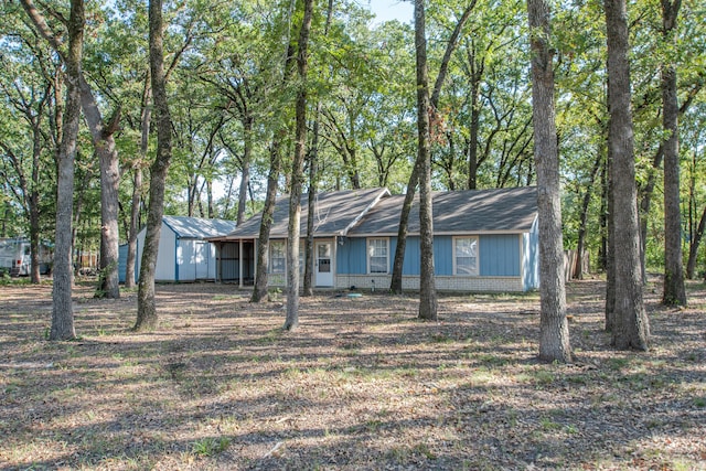 view of ranch-style home