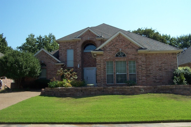 view of front property with a front yard