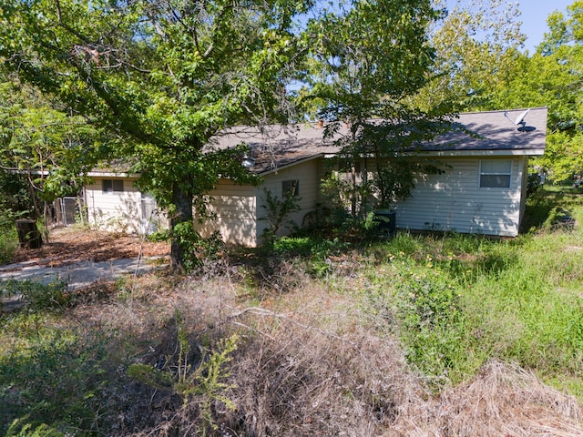 view of back of property