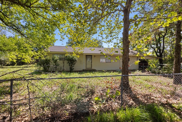 view of back of property