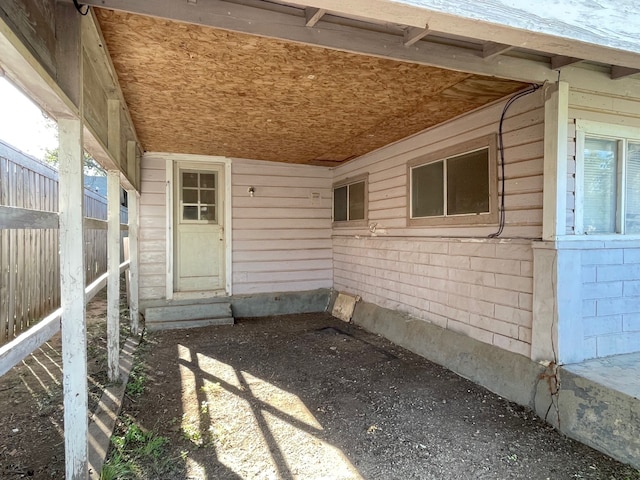 view of entrance to property