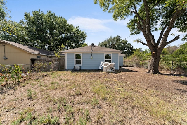 view of back of property