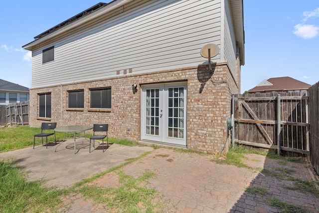 back of house featuring a patio