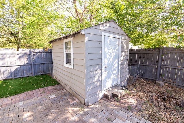 view of outbuilding