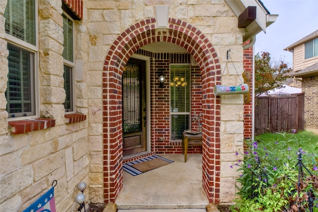 view of property entrance