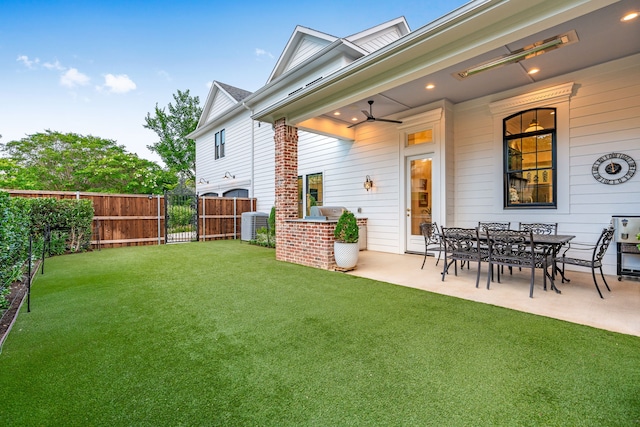 exterior space with a patio