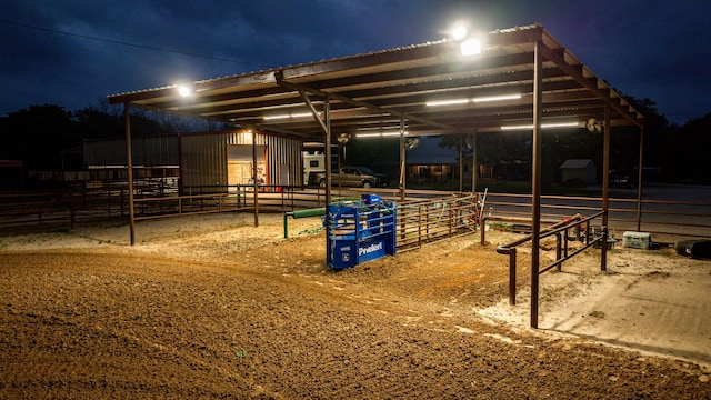 view of stable