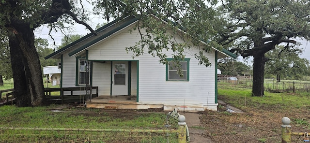 view of bungalow-style home