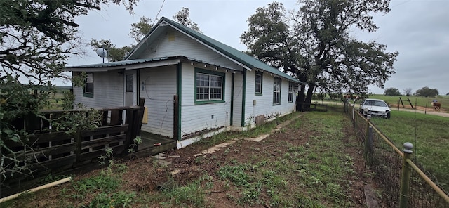 view of side of home