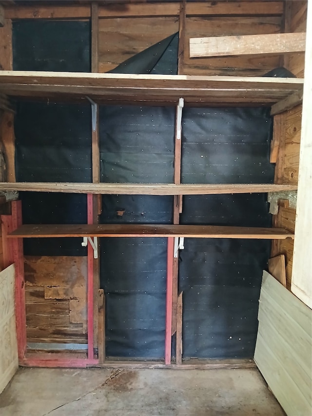 view of storage room