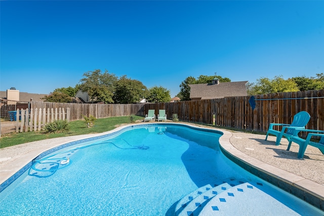 view of pool