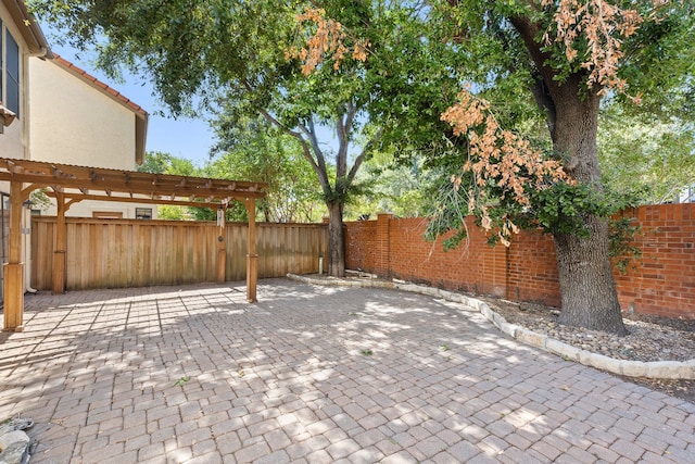 view of patio