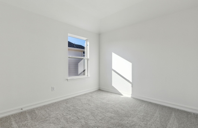 view of carpeted office space