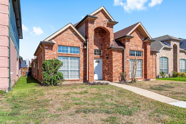 view of property with a front yard