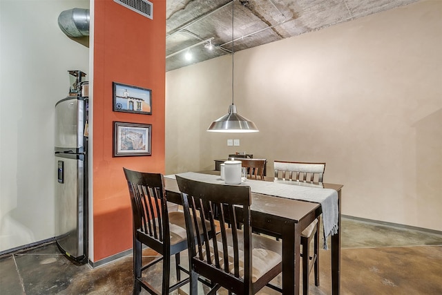 view of dining area