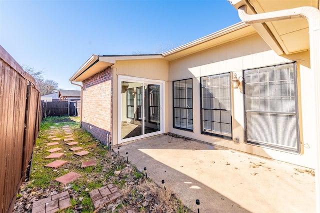 exterior space featuring a patio