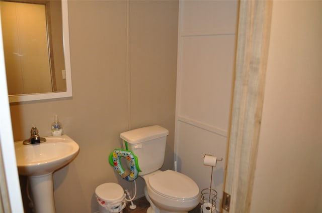 bathroom with toilet