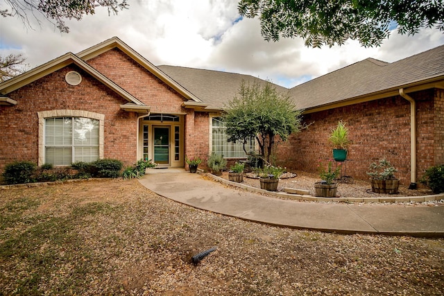 view of ranch-style home