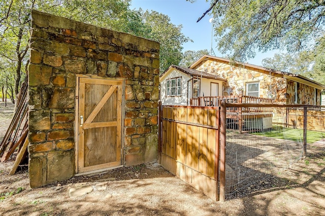 view of outbuilding