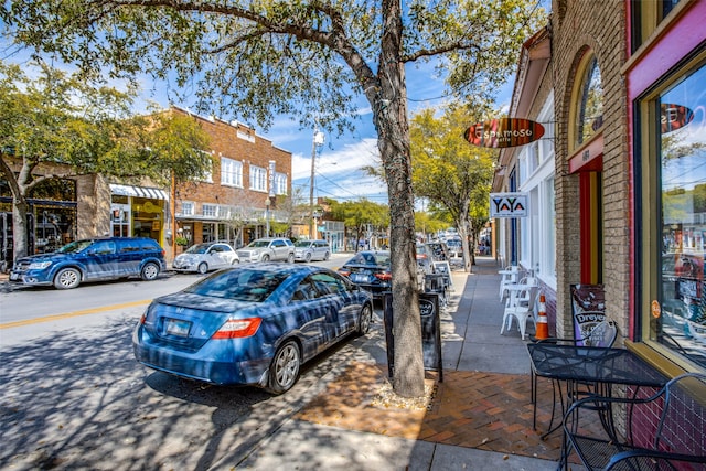 view of vehicle parking