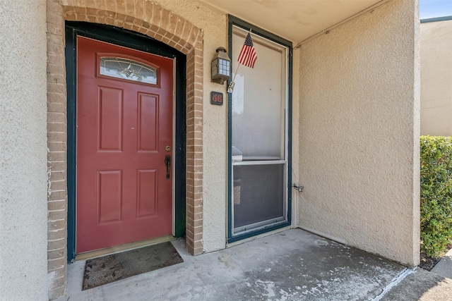 view of property entrance