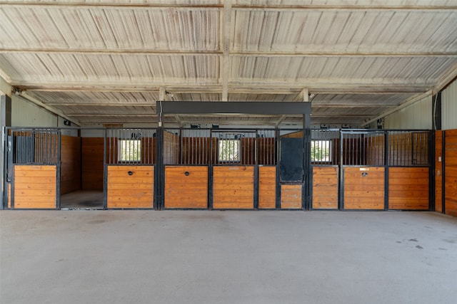 view of stable