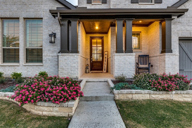 view of entrance to property