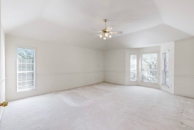 unfurnished room with light carpet and a wealth of natural light