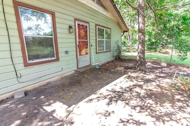 view of property entrance