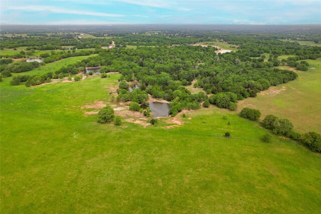 drone / aerial view featuring a rural view