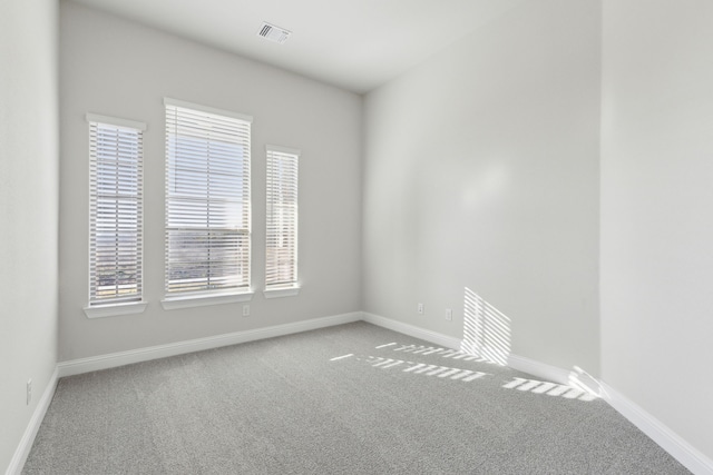 carpeted spare room with a healthy amount of sunlight