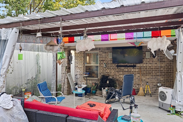 view of patio / terrace with outdoor lounge area