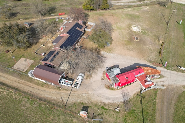 bird's eye view featuring a rural view